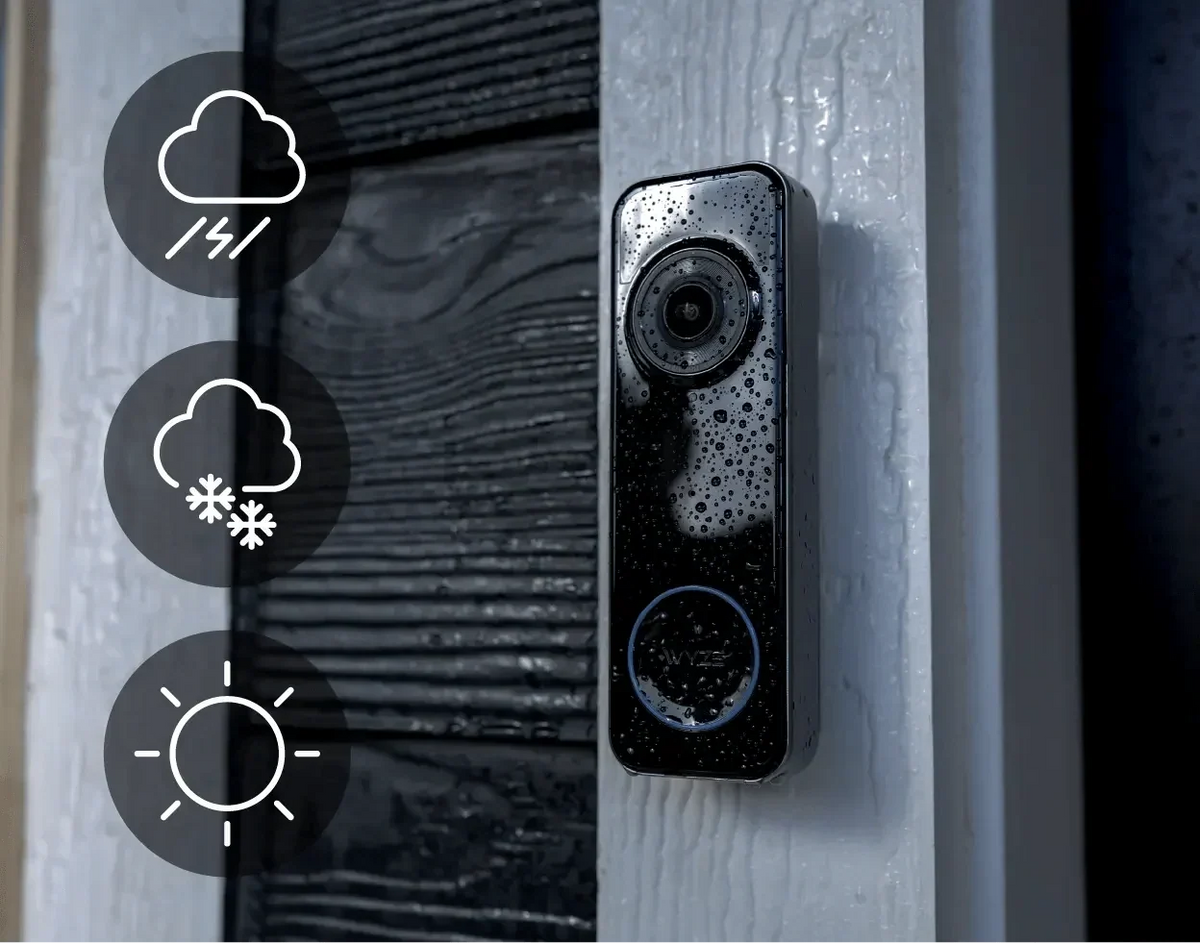 Battery Video Doorbell + Palm Lock