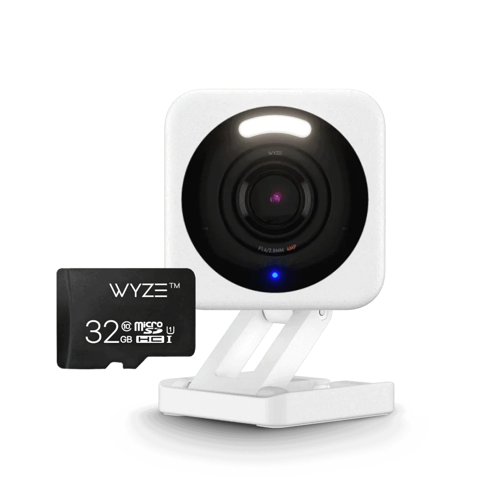 Wyze Cam v4 + 32GB MicroSD Card