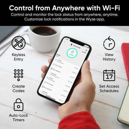 Battery Video Doorbell + Palm Lock