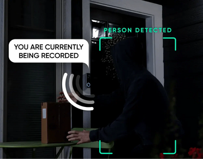 Battery Video Doorbell + Palm Lock
