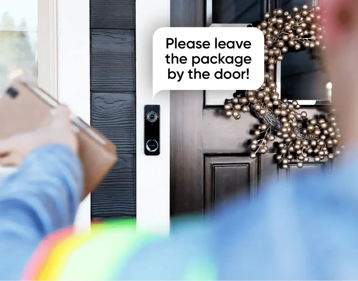 Battery Video Doorbell + Palm Lock