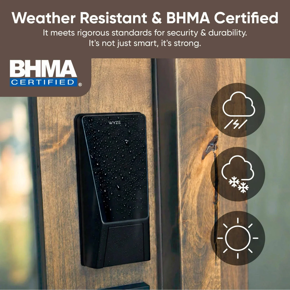 Battery Video Doorbell + Palm Lock